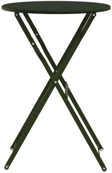 vidaXL Bistrotisch Dunkelgrün Ø50x71 cm Pulverbeschichteter Stahl 42002961 Bild 4
