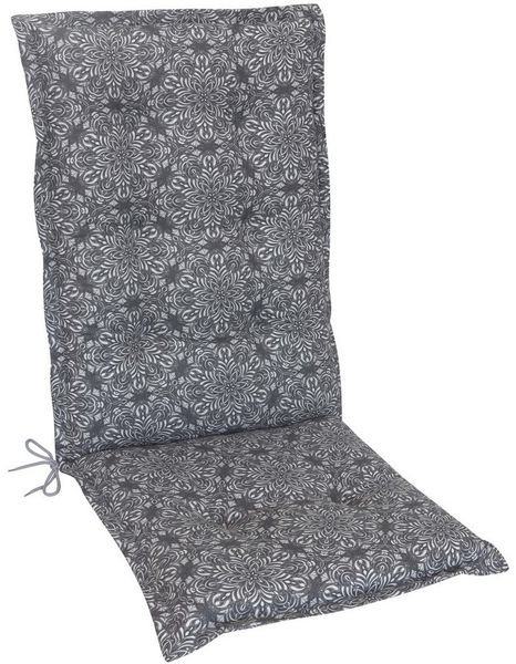 Herlag Hochlehnerauflage Valeria Gartenstuhlauflage für Hochlehner 123x50x7,5cm Muster, Gartenmöbelauflage Design-Edition