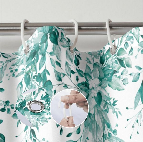 M&W DAS DESIGN Duschvorhang Shower curtains 100% Wasserdicht Duschvorhang anti schimmel Waschbar