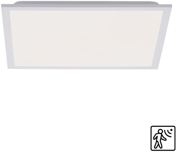 JUST LIGHT 14471-16 LED Panel FLEET mit Bewegungsmelder weiß 445x445mm 4000K