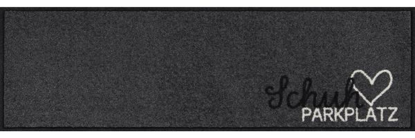 Salonloewe Läufer Läufer klein 30x100 Schuhparkplatz pur silber anthrazit, Läufer klein, Höhe: 300 mm