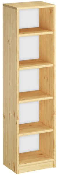 Erst-Holz Bücherregal, Holzregal, Massivholz Kieferregal, Höhe 150 cm