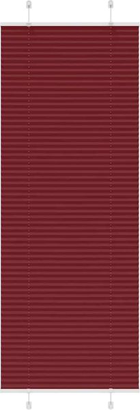 vidaXL Plissee Bordeauxrot 70x200 cm Stoffbreite 69,4 cm Polyester 4015256