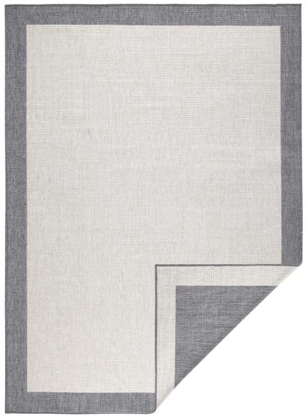 In- & Outdoor Wendeteppich Panama Creme Grau - 200x290x0,5cm