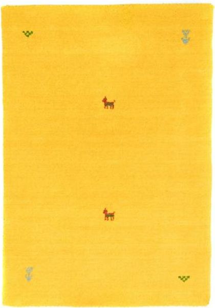 Gabbeh Teppich - Indus »Agra« 90 x 60 cm - gelb