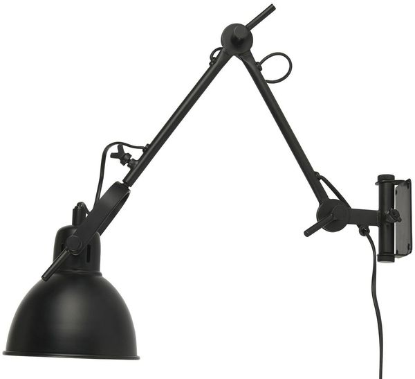 Ib Laursen - Wandlampe Wandleuchte Lampe Metall Schwarz 25W Beweglich 2852-24