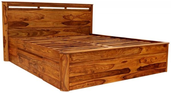 Bett Tina 180x200 aus Sheesham-Massivholz