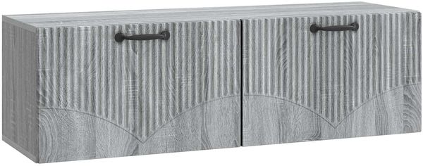 vidaXL Wandmontierter TV-Schrank Graues Sonoma 98 x 31 x 30 cm 899071