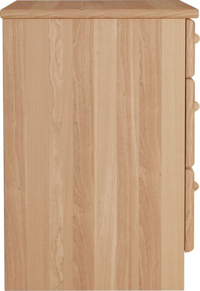 Erst-Holz Buche Massiv Nachtkonsole für erhöhte Seniorenbetten mit 3 Schubläden Bild 6