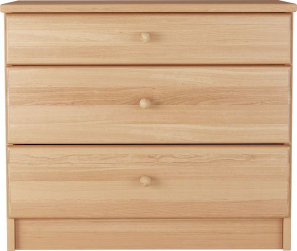 Erst-Holz Buche Massiv Nachtkonsole für erhöhte Seniorenbetten mit 3 Schubläden Bild 5