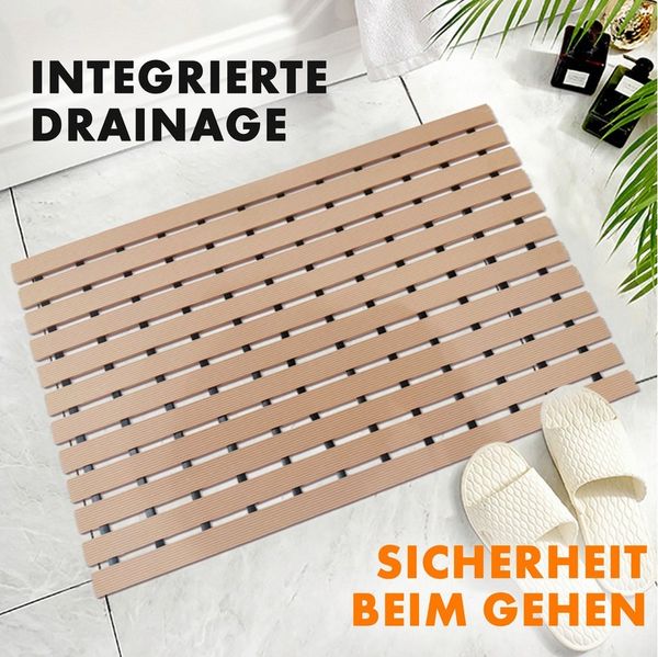 Karat Badematte Antirutsch-Bädermatte für Nasszonen, Vinyl, In vielen Farben