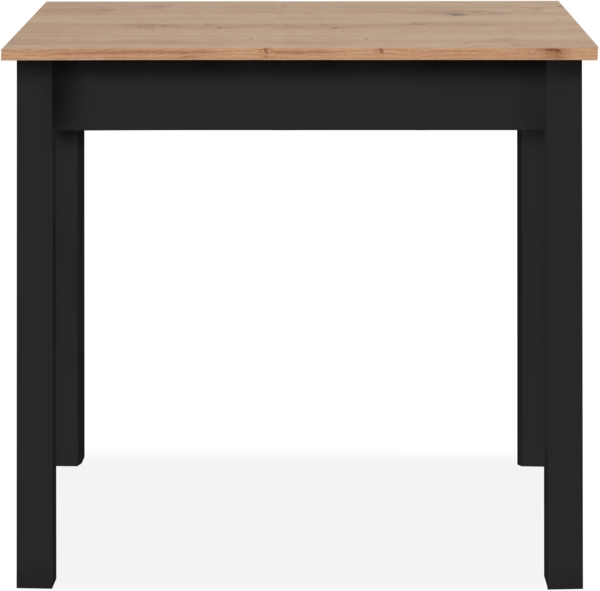 Finori Capri 81C Esstisch, Dekor Artisan Oak / schwarz | Maße ca. (B/H/T): 110 x 76 x 67 cm