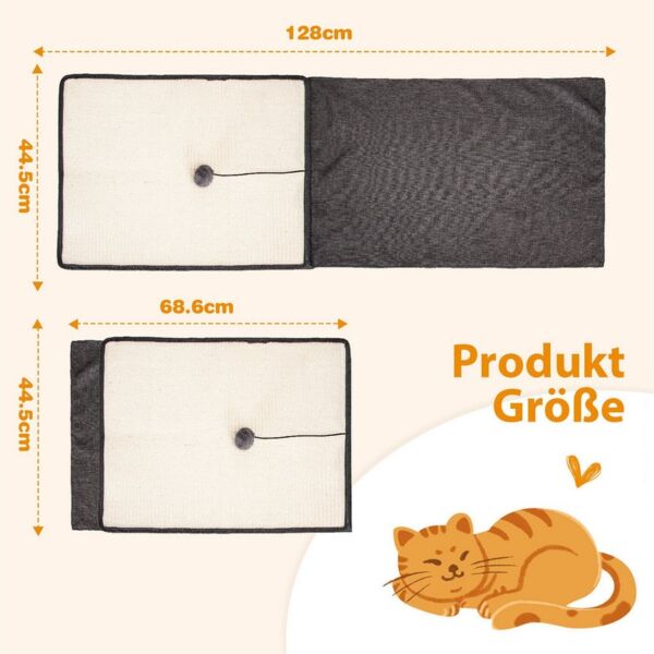 nobleza Kratzmatte Katzen Kratzmatte Kratzschutz Sofa, Sisal Kratzteppich für Katze, (2-tlg)