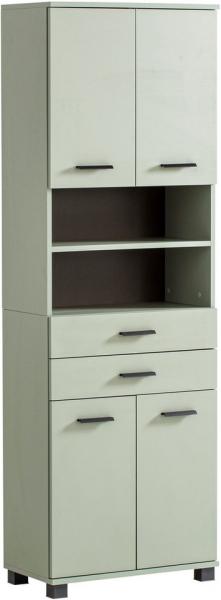 Schildmeyer Hochschrank Palermo, Holzwerkstoff, Pistazie, 59,8 x 23,6 x 180,9 cm (B/T/H)