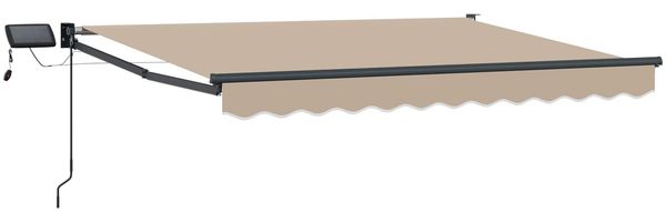 vidaXL Manuelle Gelenkarmmarkise mit LEDs 3,5 x 2,5 m 3419449 Bild 2
