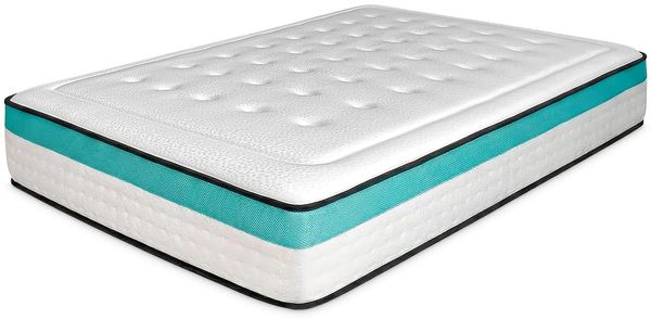amuéblate online - Viskoelastische Matratze, 80x180 cm, Flow Nature mehrlagig, Höhe 24 cm, mittlere/hohe Festigkeit, milbendicht, antibakteriell und hypoallergen