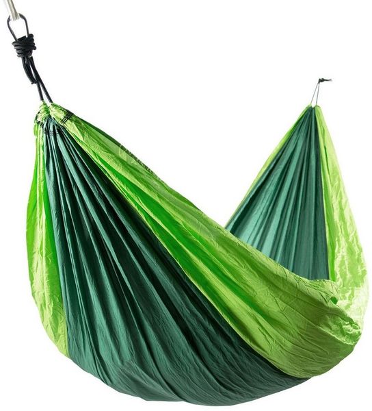 ZOLLNER Hängematte (inkl. Tasche, Seile und Karabiner), 275 x 140 cm, 100 % Nylon
