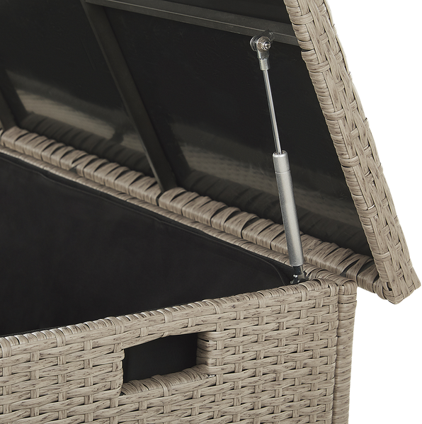 Aufbewahrungsbox MODENA 126 cm 46 cm Taupe Bild 7