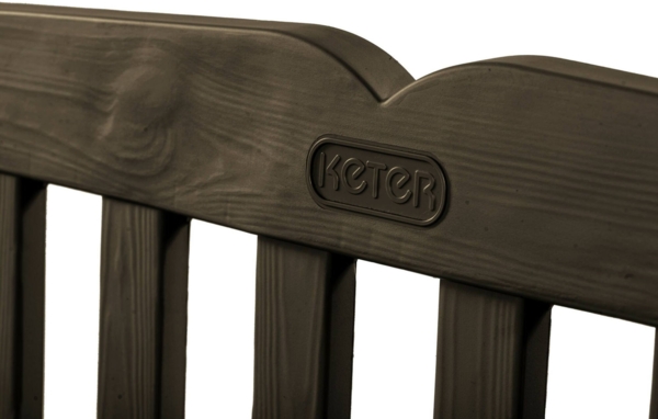 Dmora Aufbewahrungstruhe für draußen Chestermere, Gartenbox, Outdoor-Truhe, Stauraumbank für außen, 140x60 h84 cm, Braun und Beige Bild 8