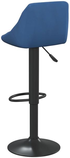 vidaXL Barhocker 2 Stk. Blau Samt 335353 Bild 6
