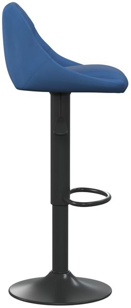 vidaXL Barhocker 2 Stk. Blau Samt 335353 Bild 5