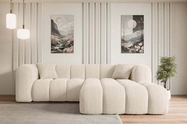 ALTDECOR Ecksofa OLEA-L1, Sofa Praktische Bequeme Funktionsecke Couch L-Form Eckcouch, Corner Sofa U-Form Vielseitige Sofa Wohnlandschaft Wohnzimmer