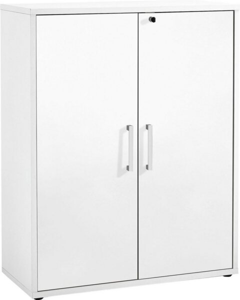 FMD Möbel - CALVIA 7 - Regal breit m. 3 Fächern - melaminharzbeschichtete Spanplatte - Brillantweiß - 89,1 x 112,5 x 39,9cm Bild 5