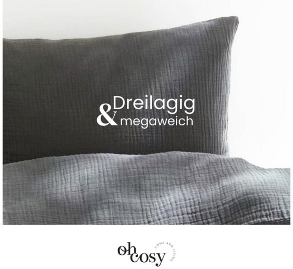 Musselin Bettwäscheset Sally, 2-teilig