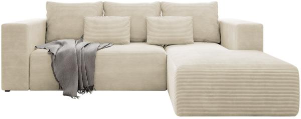 Ecksofa Sotion (Farbe: Poso 100, Seite: Rechts)