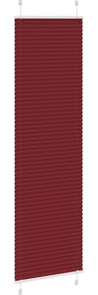 vidaXL Plissee Bordeauxrot 55x200 cm Stoffbreite 54,4 cm Polyester 4015253 Bild 3