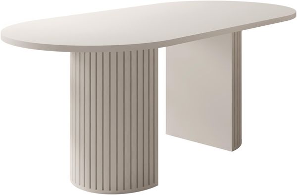 Esstisch Wotkon (Farbe: Sandbeige)