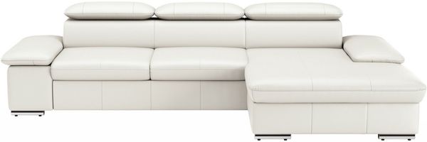 sit&more Ecksofa Valantine L-Form, B: 286 cm, mit Arm- & Kopfteilverstellung, optional mit Bettfunktion