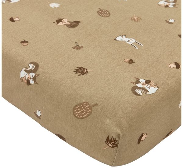 Meyco Spannbettlaken Print - Jersey - Forest Anima