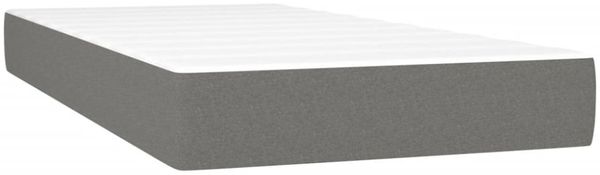 vidaXL Taschenfederkernmatratze Mittel Dunkelgrau 120x190x20 cm Stoff 4007142 Bild 2