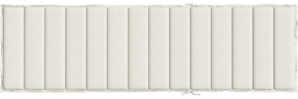 vidaXL Sonnenliegen-Auflage, Melange Creme, 200 x 60 x 4 cm Bild 5