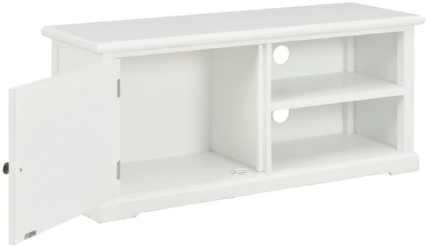 vidaXL TV-Schrank Weiß 90x30x40 cm Holz 249878 Bild 2