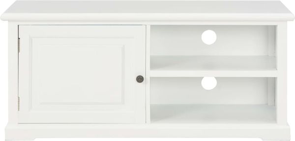 vidaXL TV-Schrank Weiß 90x30x40 cm Holz 249878 Bild 3