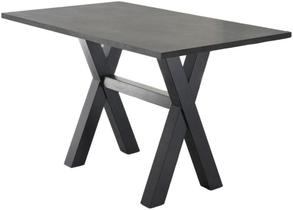 Bartisch schwarz graphit 120 x 105 x 70 cm