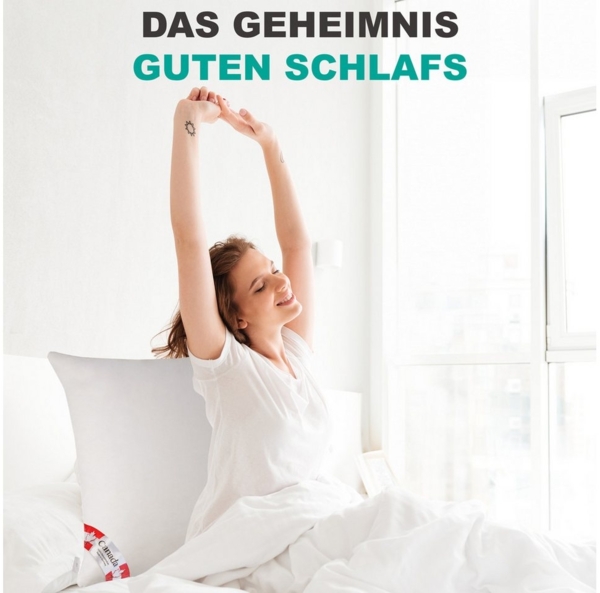 Canada Daunenkissen Canada Daunenkissen Plus Medium, Füllung: 100% Daune, Canada Banderole, schönes Kuschelkissen Bild 3