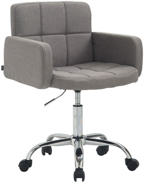 Arbeitshocker Los Angeles Stoff, grau