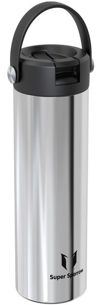 Sparrow Trinkflasche Edelstahl 750ml - Weiter Öffnung SwivelSip Thermosflasche mit Strohhalm - BPA-frei, Auslaufsicher Trinkflaschen - Ergonomisch Thermoskanne für Sport, Reisen, Outdoor