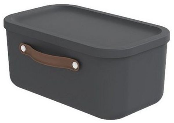 ROTHO Stapelbox Aufbewahrungskiste mit Deckel 12 l MALOJA