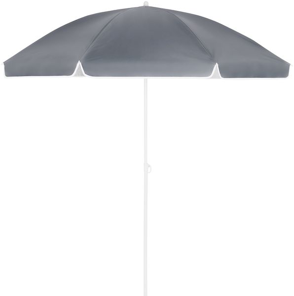 Kingsleeve Sonnenschirm anthrazit wasserabweisend Strandsonnenschirm, anthrazit, 180 cm