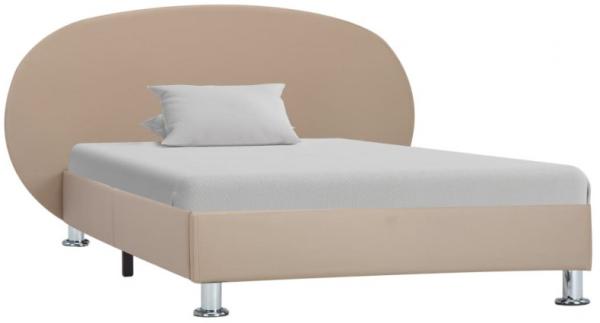 vidaXL Bettgestell Cappuccino-Braun Kunstleder 100x200 cm [285421]