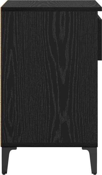 vidaXL Schuhschrank mit Regal Schwarz Eichen-Optik 102 x 36 x 60 cm 881044 Bild 7