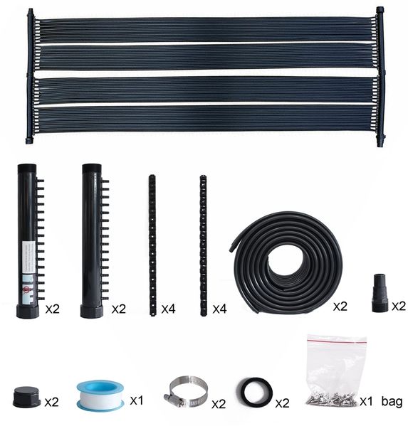 Poolheizung Solarpanel Poolabdeckung Matte Schwimmbad Kollektor Solarabsorber Bild 9