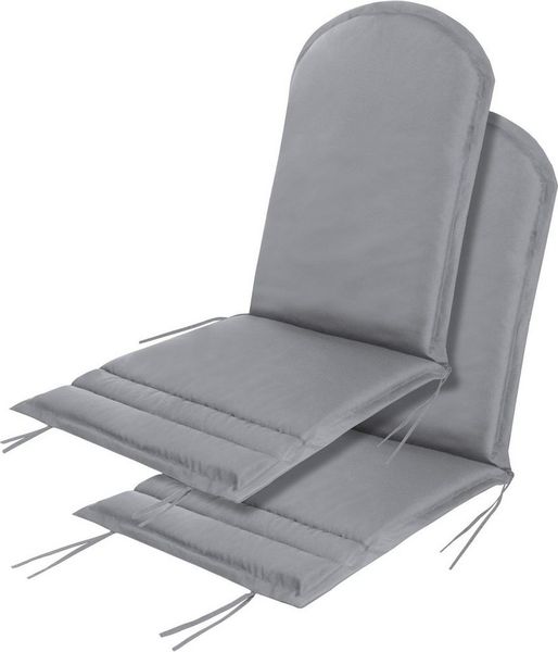 Aspero Hochlehnerauflage 2 x Stuhlauflage für Adirondack Gartenstuhl, wasserdichte Gartenstuhlauflagen