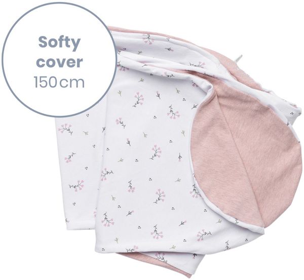 Doomoo Softy Flower Pink Stillkissenbezug Rosa hel
