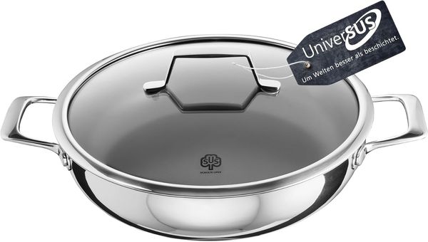 SCHULTE-UFER ASTRAL Schmorpfanne mit UniverSUS-Oberflächenstruktur