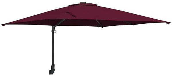 Garten-Sonnenschirm, Terrassenschirm Bordeauxrot 248,5 x 247,5 x 160 cm